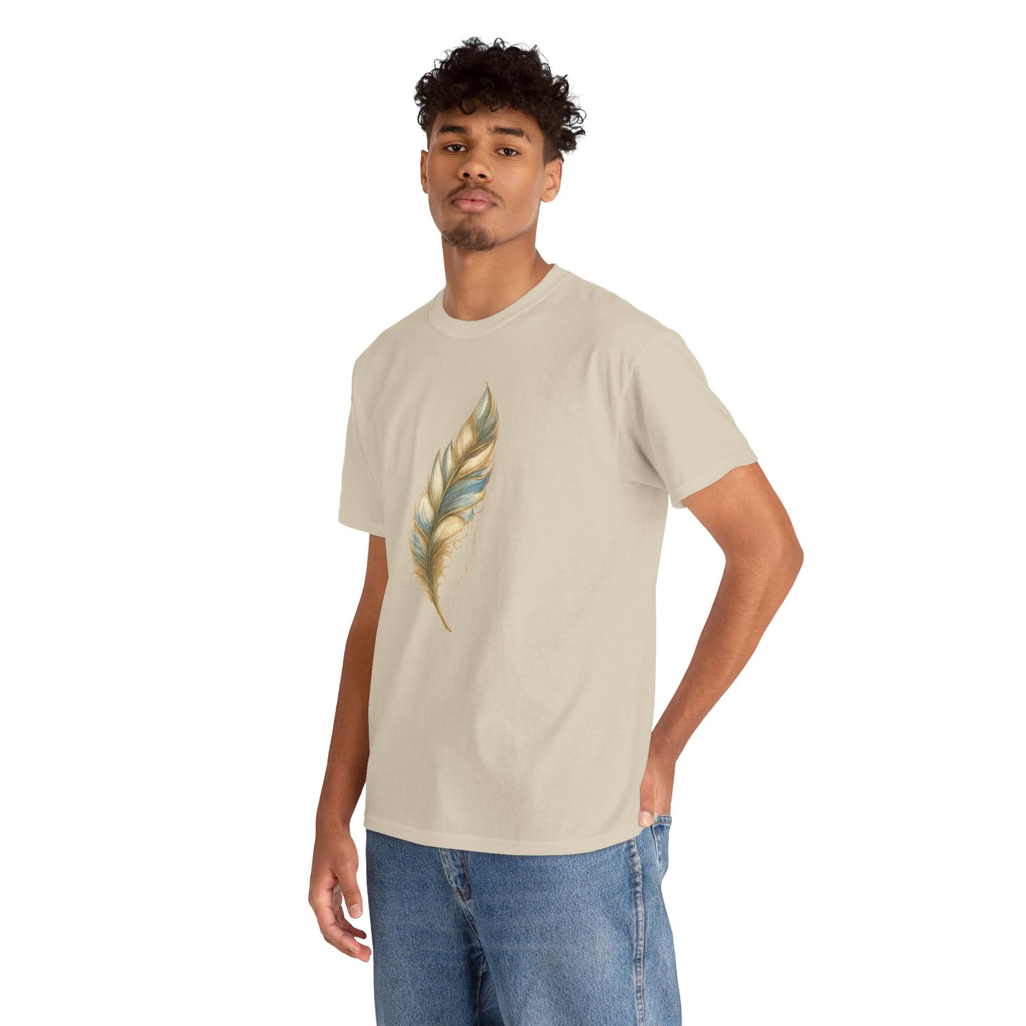 Feather Art T‑Shirt — plume color