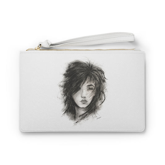 Pochette de portrait artistique - Monochrome Moody Femme Poignet