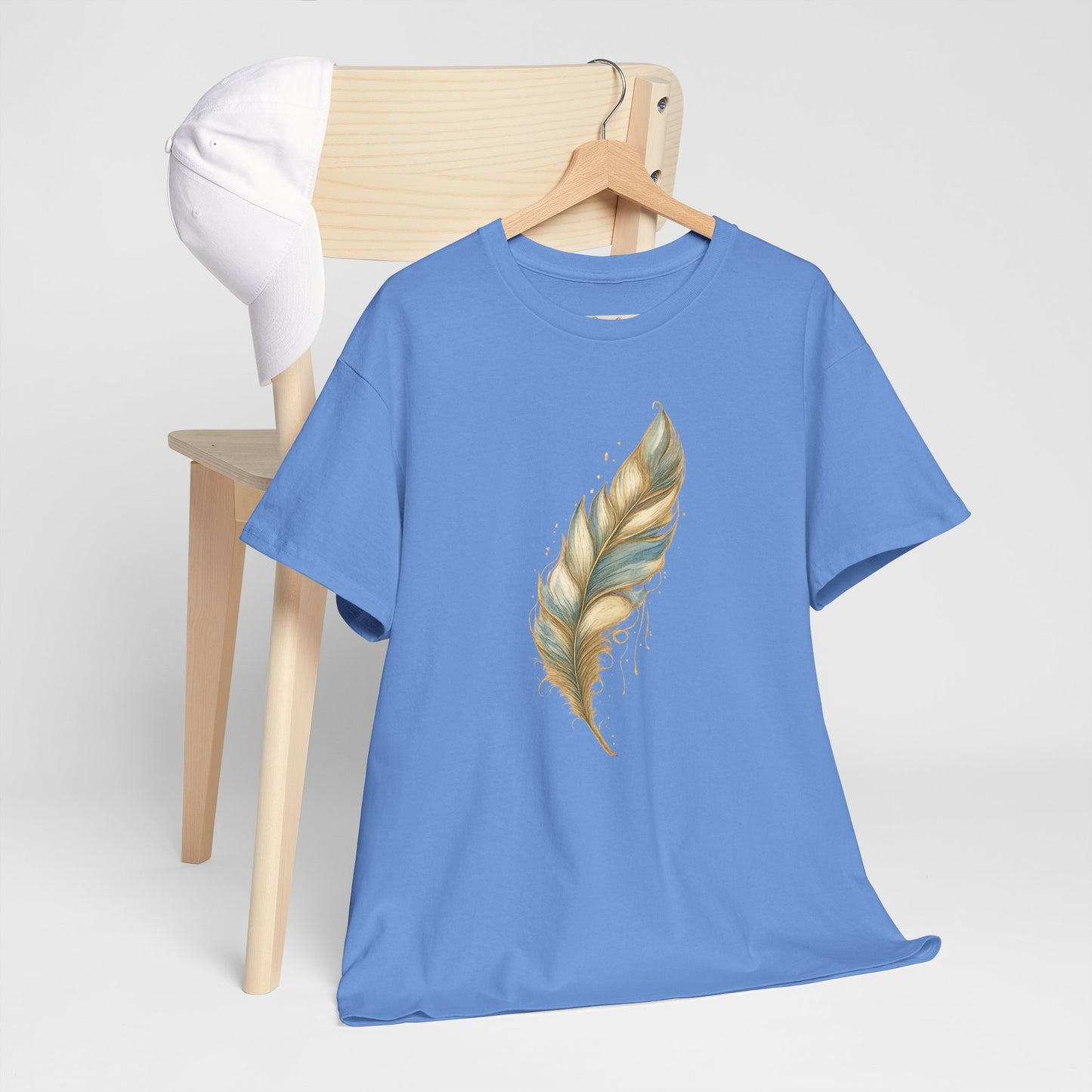 Feather Art T‑Shirt — plume color