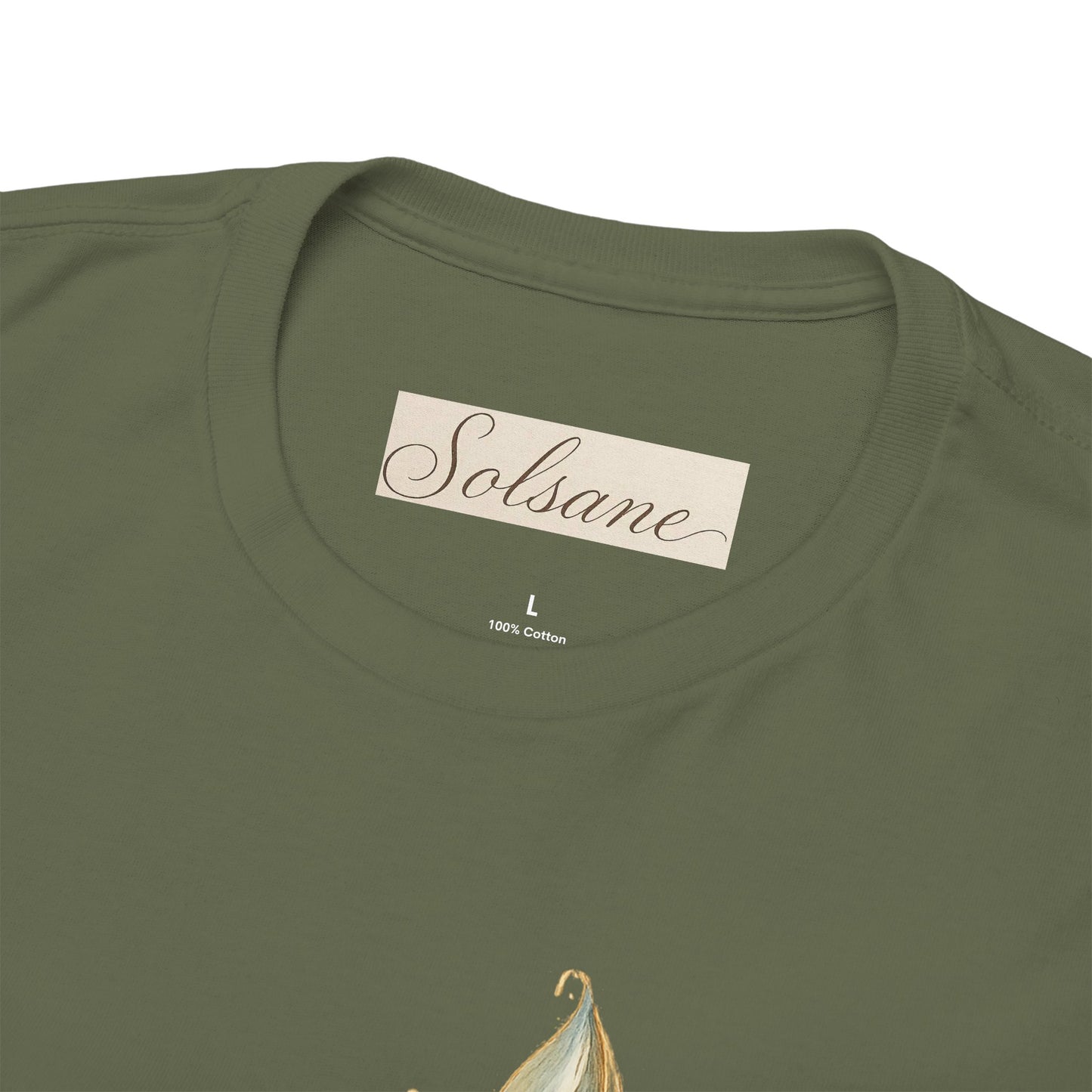 Feather Art T‑Shirt — plume color