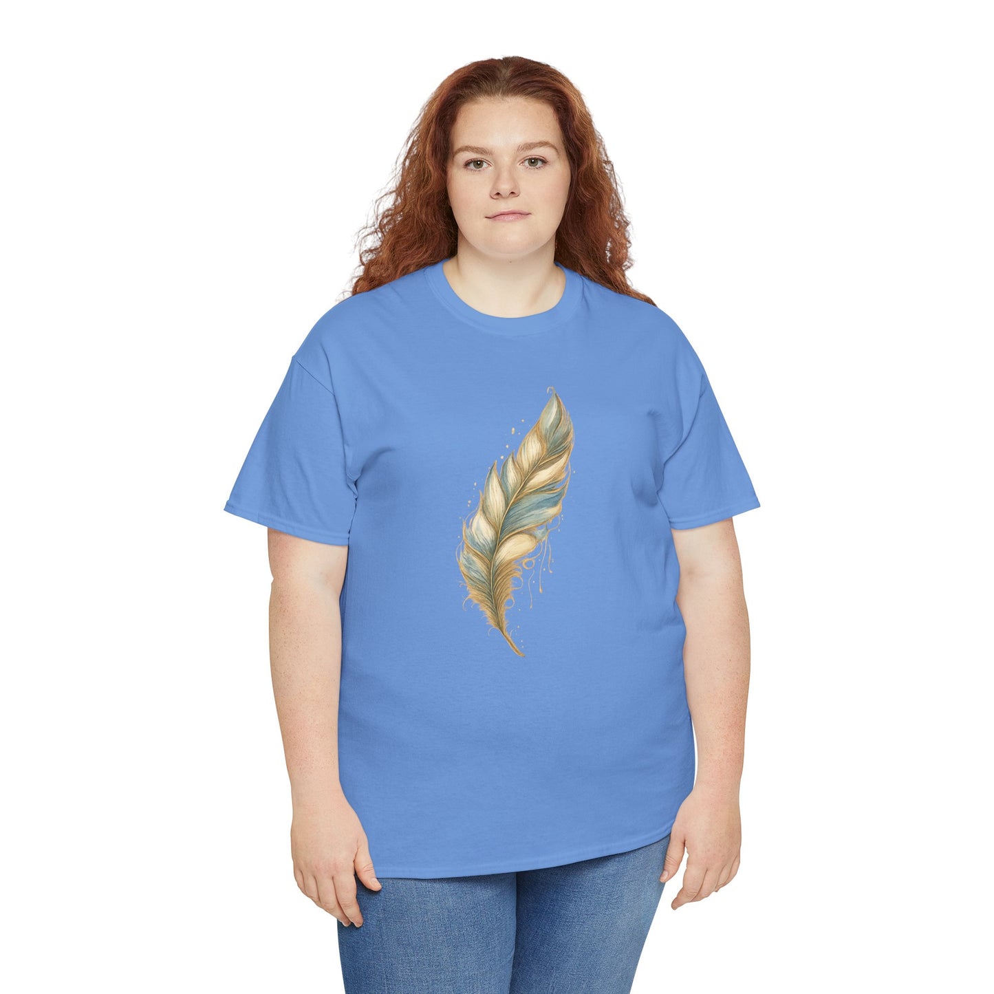 Feather Art T‑Shirt — plume color