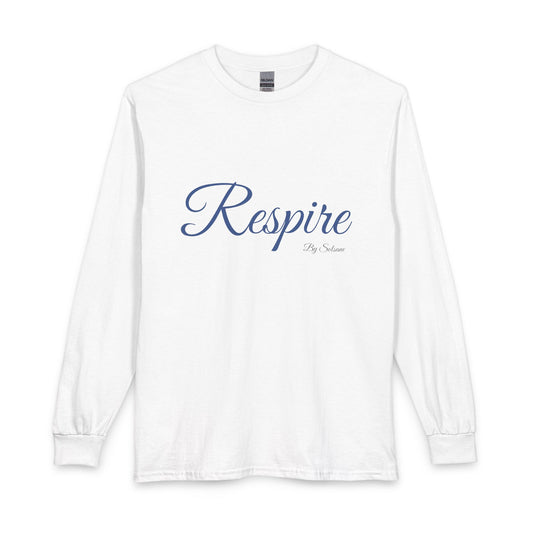 Unisex Long Sleeve T-Shirt: RESPIRE by solsane