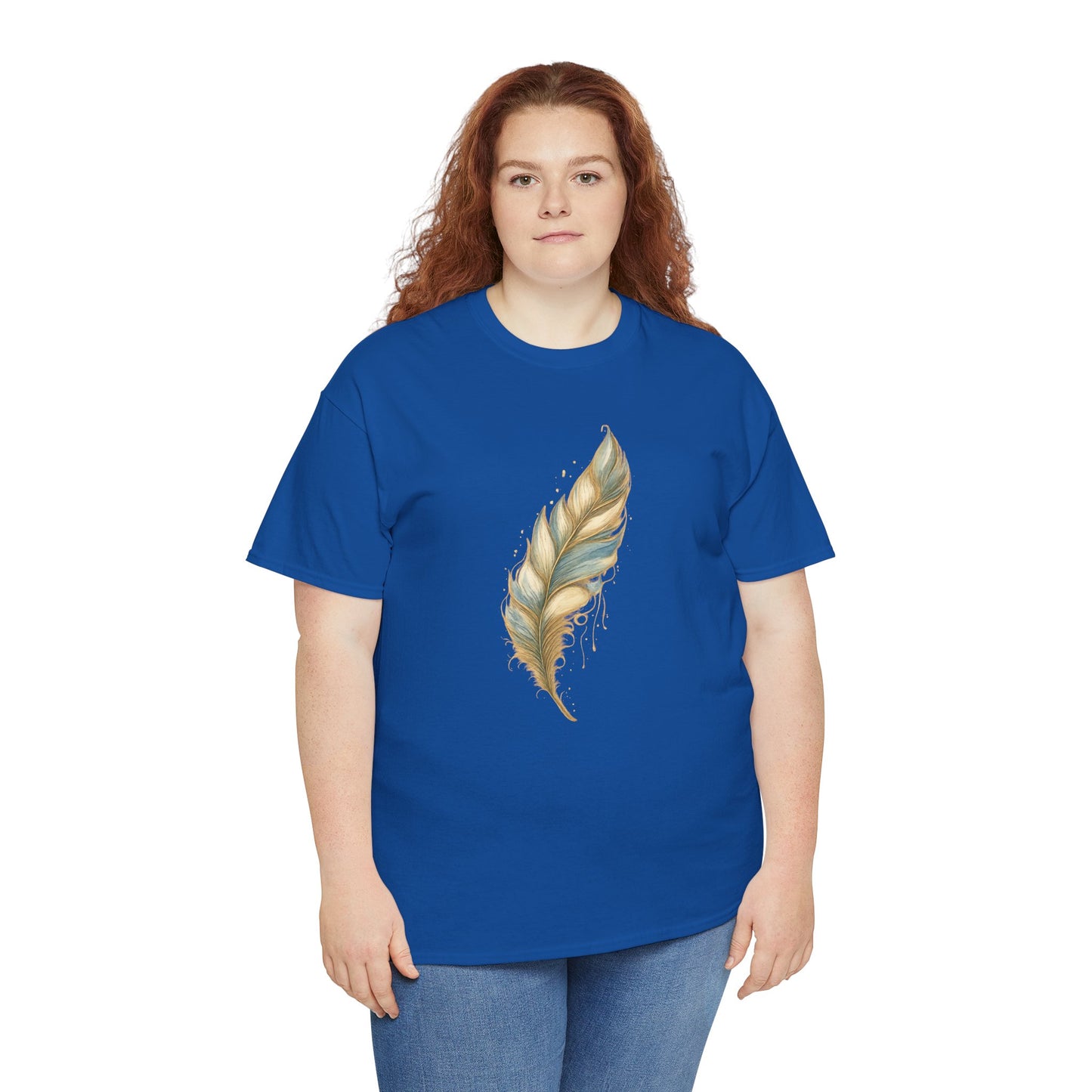 Feather Art T‑Shirt — plume color