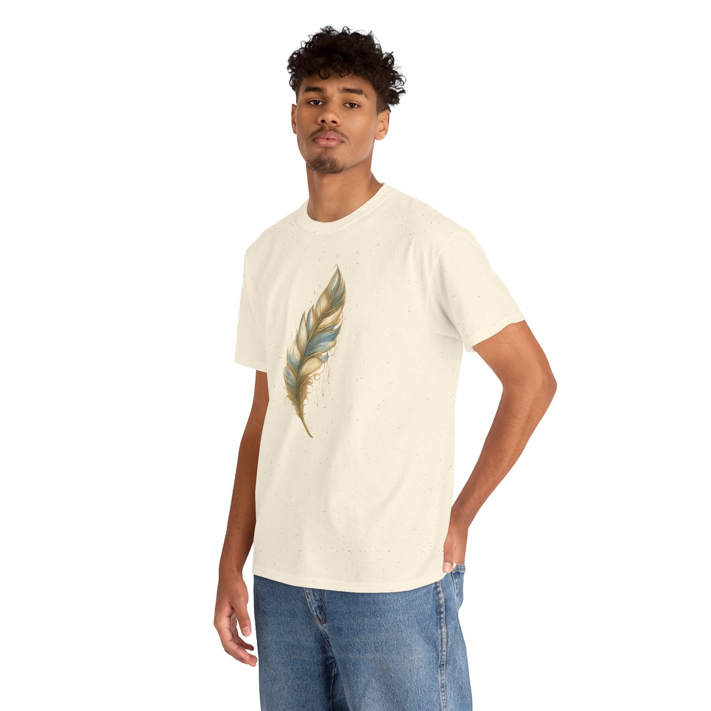 Feather Art T‑Shirt — plume color