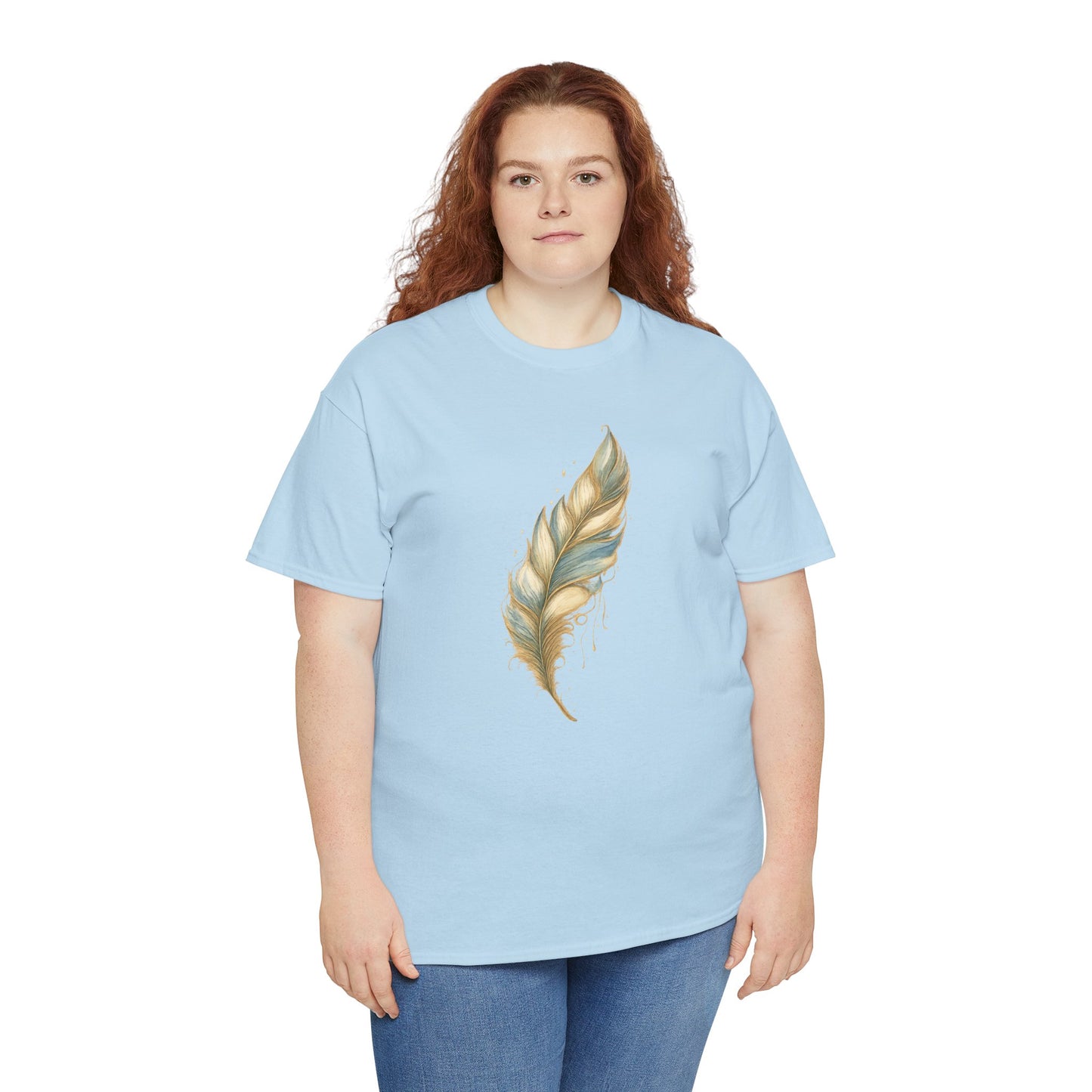 Feather Art T‑Shirt — plume color