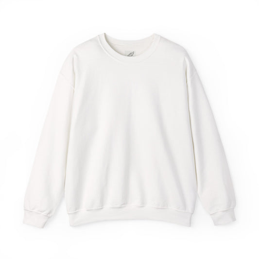 Crewneck Sweatshirt — Classic White Unisex Pullover