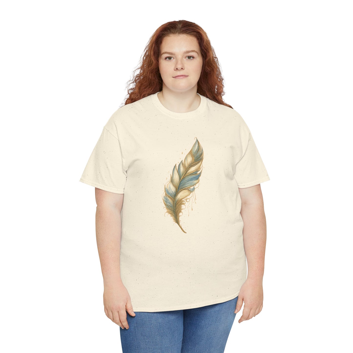 Feather Art T‑Shirt — plume color