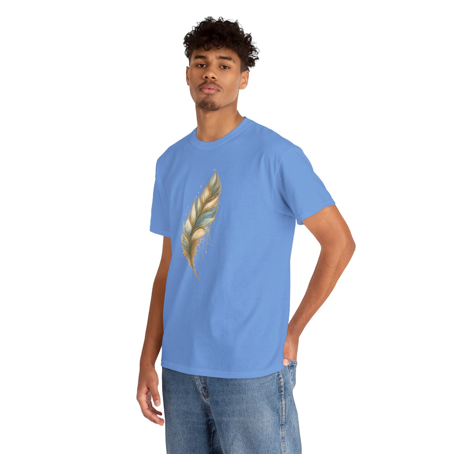Feather Art T‑Shirt — plume color