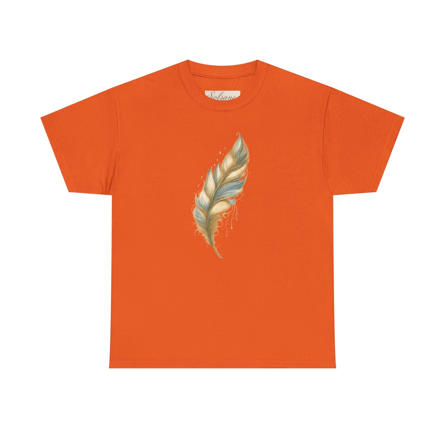 Feather Art T‑Shirt — plume color
