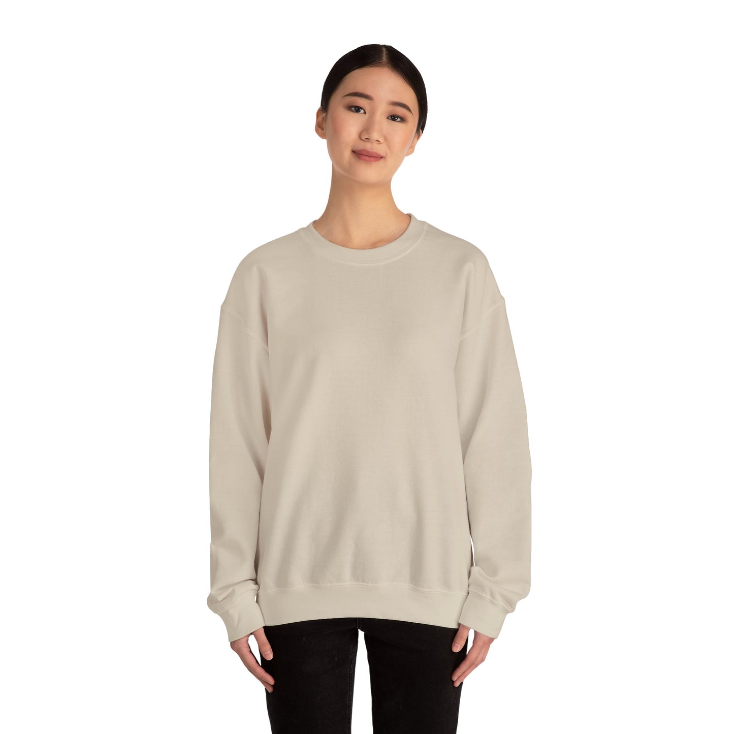 Crewneck Sweatshirt — Classic White Unisex Pullover