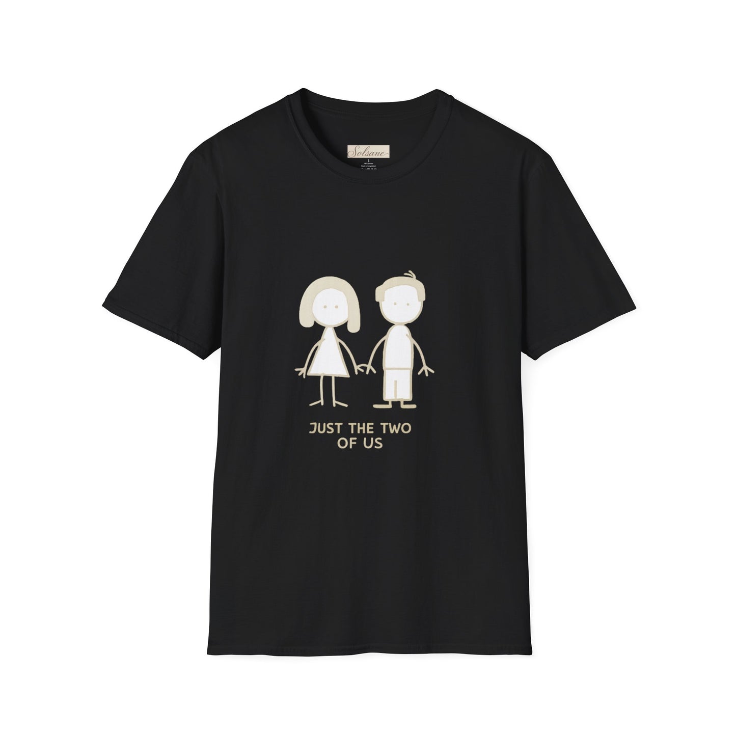 Couple Stick Figure 'Just The Two Of Us' T-Shirt