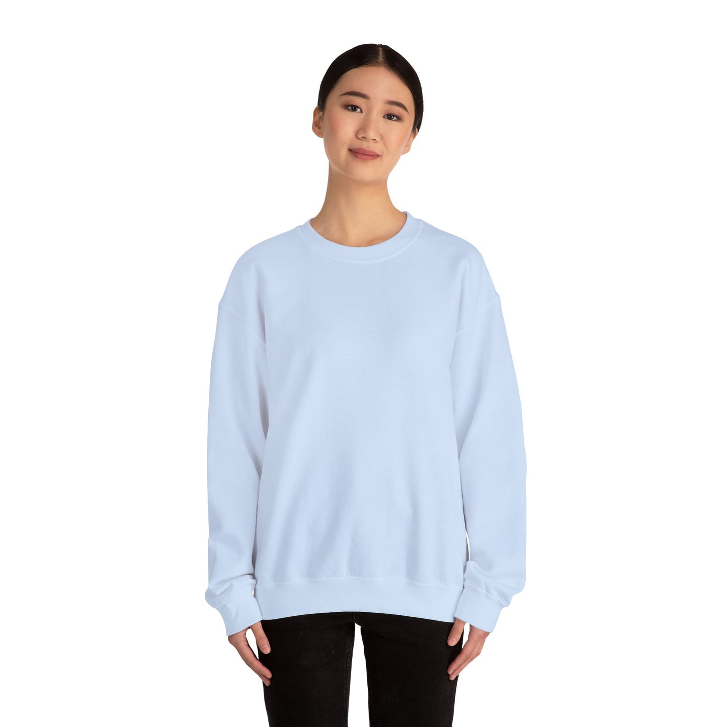 Crewneck Sweatshirt — Classic White Unisex Pullover