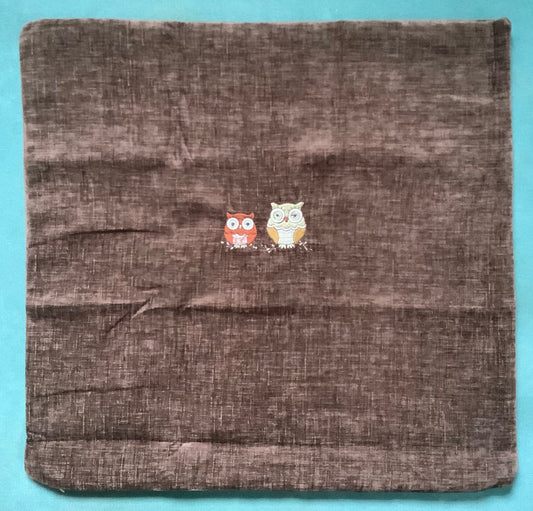 Funda de cojín 50x50 - Búho Duo